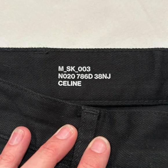 Men’s Celine black jeans size 32, like new!